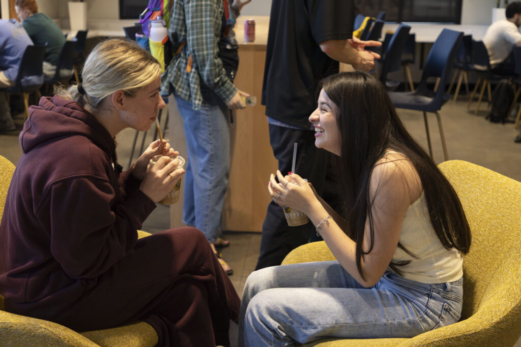 Students form coffee shop connections